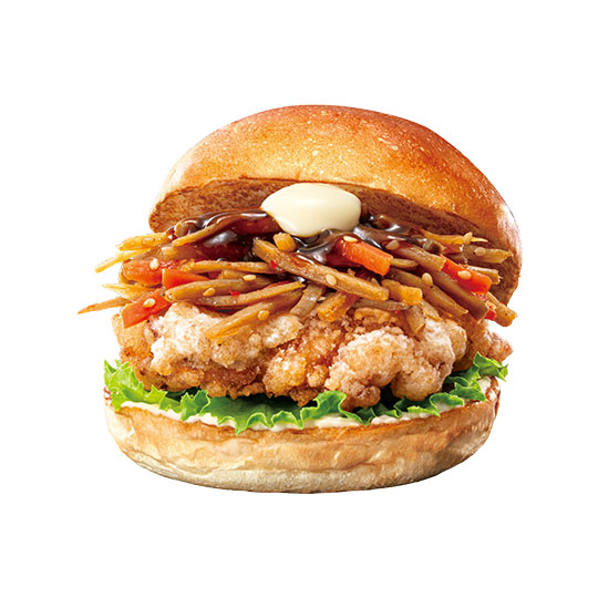 鶏ごぼうバーガー