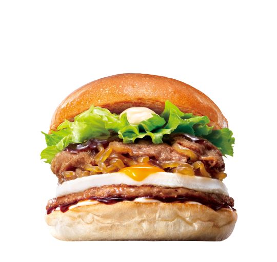 とろたま牛すき焼きバーガー