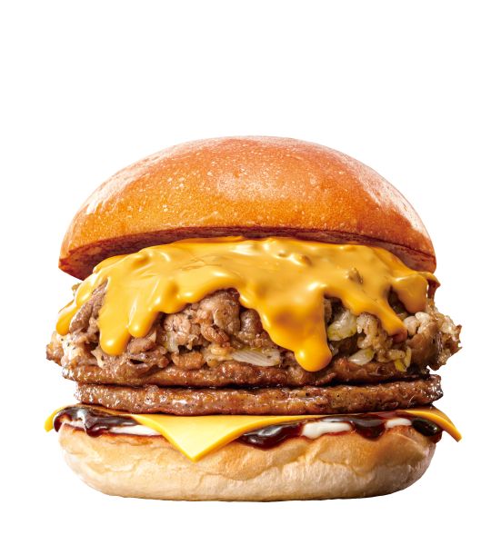 ダブル フィリーチーズ ステーキバーガー