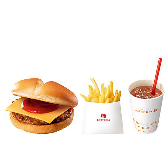 キッズチーズバーガーセット